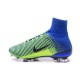 Bota Nuevas Nike Mercurial Superfly V ACC FG - Verde Azul Negro