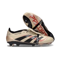 adidas Predator Elite Tongue FG Platino Met Negro Rojo