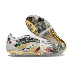 adidas Predator Elite Tongue FG Blanco Verde Negro Dorado