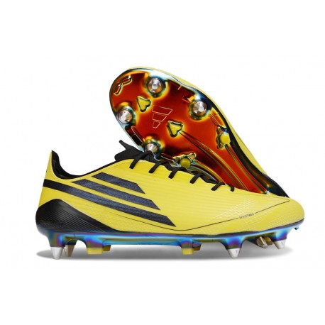 Bota de Fútbol Adidas F50 Elite SG-Pro Amarillo Negro