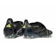adidas Predator Elite Tongue FG Negro Carbón Limón Lúcido