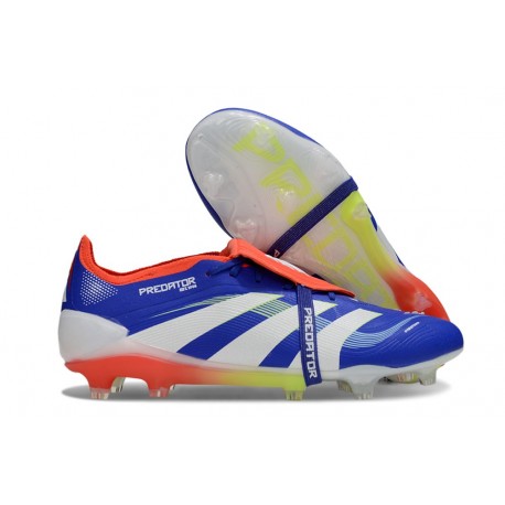 adidas Predator Elite Tongue FG Azul Lúcido Ftwr Blanco Rojo