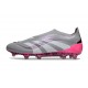adidas Predator Elite Laceless FG Gris Blanco Rosa