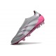 adidas Predator Elite Laceless FG Gris Blanco Rosa