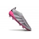 adidas Predator Elite Laceless FG Gris Blanco Rosa