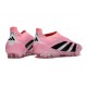 adidas Predator Elite Laceless FG Rosa Negro