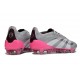 Botas adidas Predator Elite FG Gris Blanco Rosa