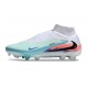 Botas De Fútbol Nike Phantom 6 Elite High FG Azul Blanco Negro