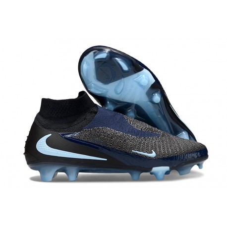 Botas De Fútbol Nike Phantom 6 Elite High FG Negro Azul