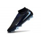 Botas De Fútbol Nike Phantom 6 Elite High FG Negro Azul