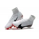 Nike Mercurial Superfly 5 FG Zapatos de Fútbol Blanco Negro Rojo