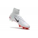 Nike Mercurial Superfly 5 FG Zapatos de Fútbol Blanco Negro Rojo
