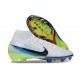 Botas de Futbol Nike Mercurial Superfly 10 Elite FG Blanco Negro Azul