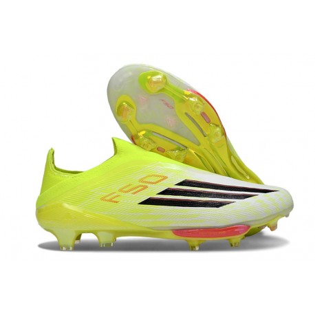 Botas de fútbol adidas F50+ LL FG Amarillo Negro