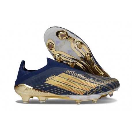 Botas de fútbol adidas F50+ LL FG Negro Dorado