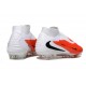 Botas De Fútbol Nike Phantom 6 Elite High FG Rojo Blanco Negro