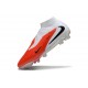 Botas De Fútbol Nike Phantom 6 Elite High FG Rojo Blanco Negro