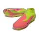 Botas De Fútbol Nike Phantom 6 Elite High FG Rosa Amarillo