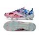 Zapatos adidas F50 Elite FG Blanco Rosa Azul