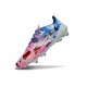 Zapatos adidas F50 Elite FG Blanco Rosa Azul