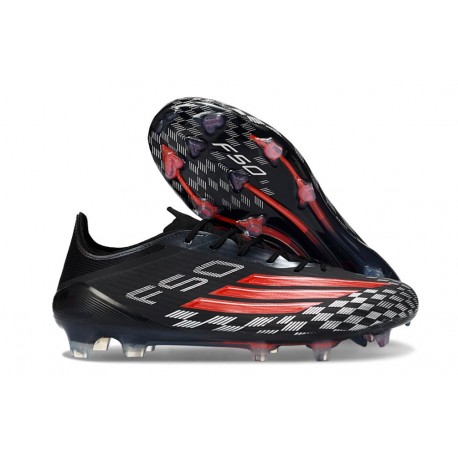 Zapatos adidas F50 Elite FG Negro Rojo