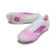 Botas adidas F50 Elite Sin Cordones FG Blanco Rosa