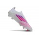 Botas adidas F50 Elite Sin Cordones FG Blanco Rosa