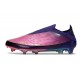 Botas adidas F50 Elite Sin Cordones FG X Lamine Yamal Unity Morado Ftwr Blanco Limón Lúcido