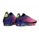 Botas adidas F50 Elite Sin Cordones FG X Lamine Yamal Unity Morado Ftwr Blanco Limón Lúcido