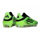 Botas adidas F50 Elite Sin Cordones FG Verde Negro
