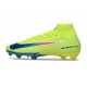 Botas de Futbol Nike Mercurial Superfly 10 Elite FG Limalight Voltio Azul