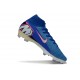 Botas de Futbol Nike Mercurial Superfly 10 Elite FG Azul Blanco