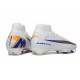 Botas de Futbol Nike Mercurial Superfly 10 Elite FG Blanco Azul Dorado