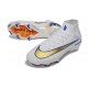 Botas de Futbol Nike Mercurial Superfly 10 Elite FG Blanco Azul Dorado