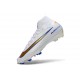 Botas de Futbol Nike Mercurial Superfly 10 Elite FG Blanco Azul Dorado