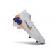 Botas de Futbol Nike Mercurial Superfly 10 Elite FG Blanco Azul Dorado