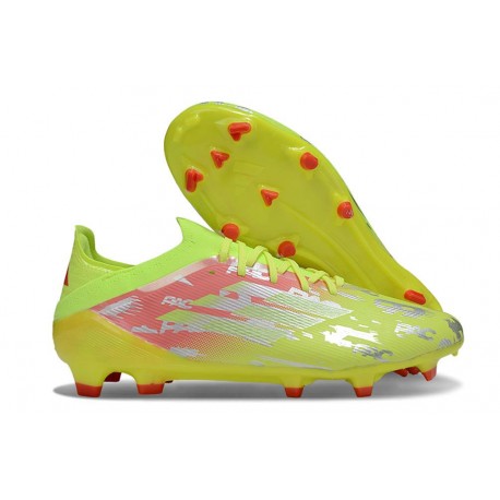 Zapatos adidas F50 Elite FG Amarillo Rojo Plateada