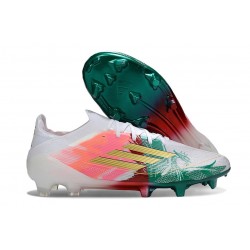 Zapatos adidas F50 Elite FG Rosa Verde Dorado