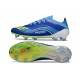 Zapatos adidas F50 Elite FG X Messi Azul Royal Amarillo Solar Semi Azul Burst