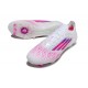 Zapatos adidas F50 Elite FG Ftwr Blanco Rosa Lúcido Ftwr Blanco