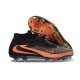 Botas De Fútbol Nike Phantom 6 Elite High FG Negro Naranja