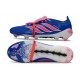 adidas Predator 26 Elite Foldover Tongue FG Azul Carrera Explosión Rosa