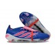 adidas Predator 26 Elite Foldover Tongue FG Azul Carrera Explosión Rosa