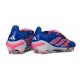 adidas Predator 26 Elite Foldover Tongue FG Azul Carrera Explosión Rosa