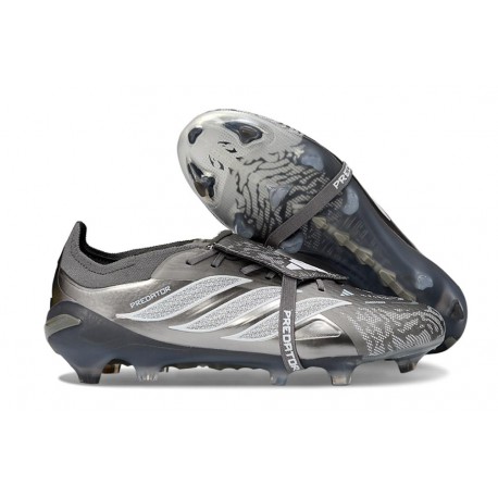 adidas Predator 26 Elite Foldover Tongue FG Hierro Met. 