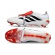 adidas Predator 26 Elite Foldover Tongue FG Blanco Negro Rojo