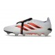 adidas Predator 26 Elite Foldover Tongue FG Blanco Rojo Negro