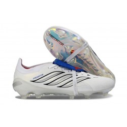 adidas Predator 26 Elite Foldover Tongue FG Blanco Plateada
