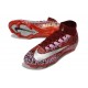 Zapatillas Nike Mercurial Superfly X Elite FG Rojo Plateada