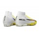 Zapatillas Nike Mercurial Superfly X Elite FG Blanco Dorada Amarillo